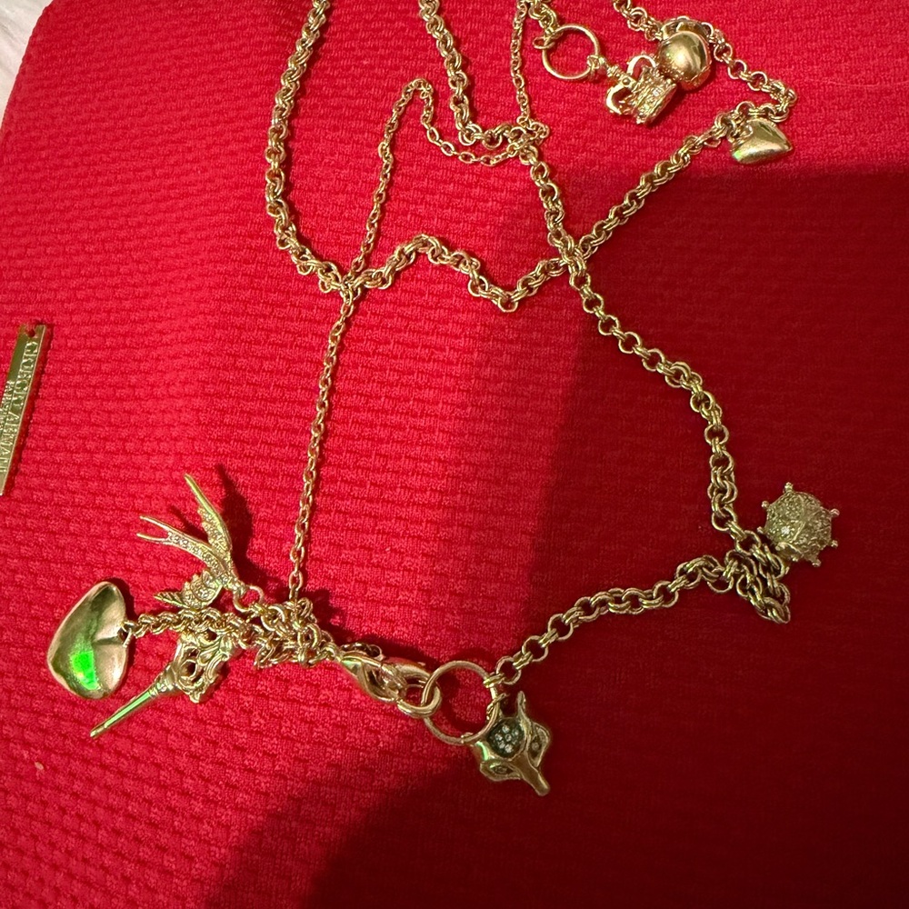 Estella & Dot Gold Charm Necklace - Women Jewelry